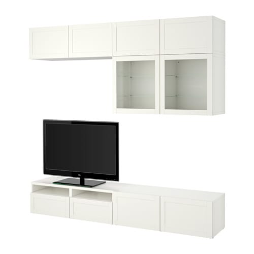 IKEA BESTÅ TV storage combination/glass doors Model Image