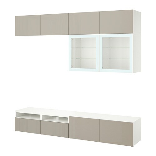 IKEA BESTÅ TV storage combination/glass doors Model Image