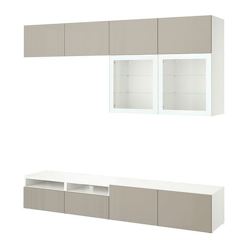 IKEA BESTÅ TV storage combination/glass doors Model Image