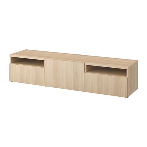 IKEA BESTÅ TV unit with drawers and door Model Image