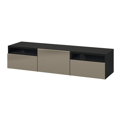 IKEA BESTÅ TV unit with drawers and door Model Image