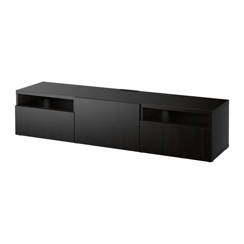 IKEA BESTÅ TV unit with drawers and door Model Image