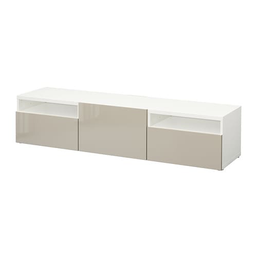 IKEA BESTÅ TV unit with drawers and door Model Image