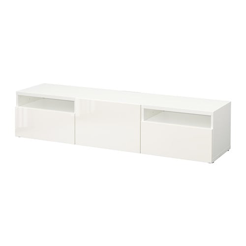 IKEA BESTÅ TV unit with drawers and door Model Image