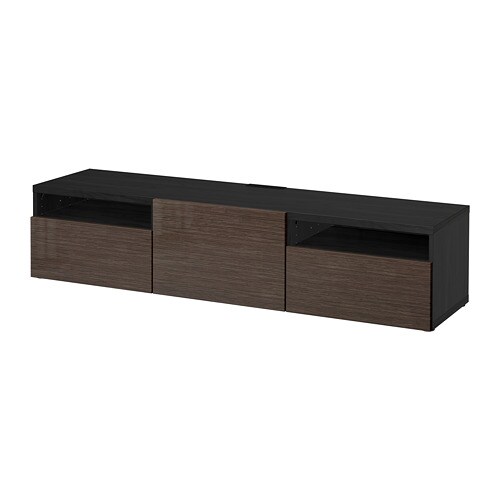 IKEA BESTÅ TV unit with drawers and door Model Image