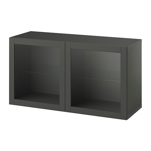 IKEA BESTÅ shelf unit with doors Model Image