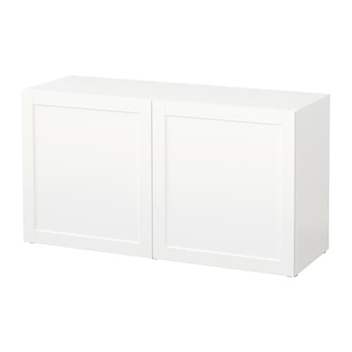 IKEA BESTÅ shelf unit with doors Model Image