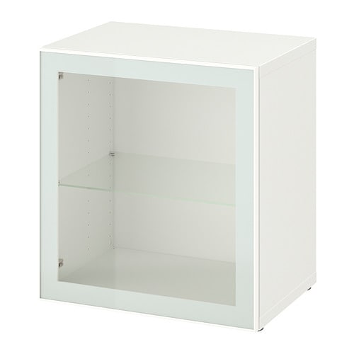 IKEA BESTÅ shelf unit with glass door Model Image