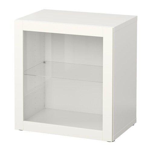 IKEA BESTÅ shelf unit with glass door Model Image