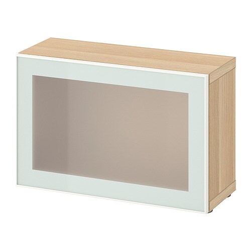 IKEA BESTÅ shelf unit with glass door Model Image