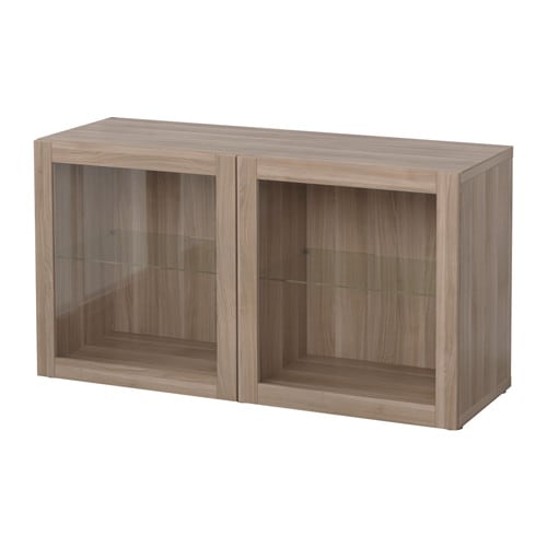 IKEA BESTÅ shelf unit with glass doors Model Image