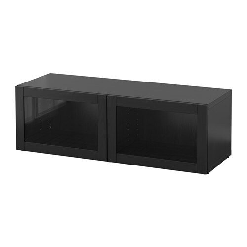 IKEA BESTÅ shelf unit with glass doors Model Image