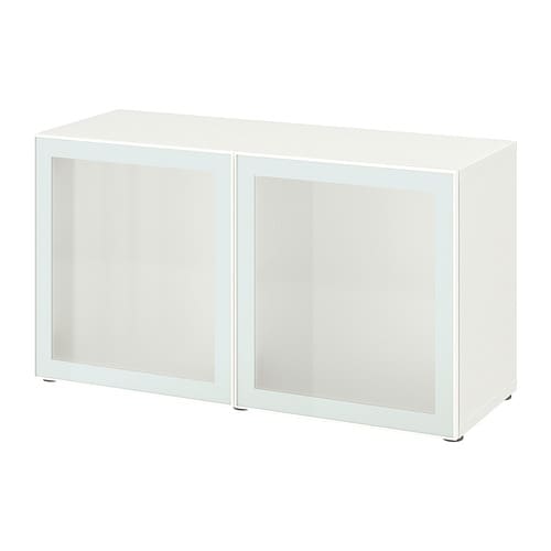 IKEA BESTÅ shelf unit with glass doors Model Image