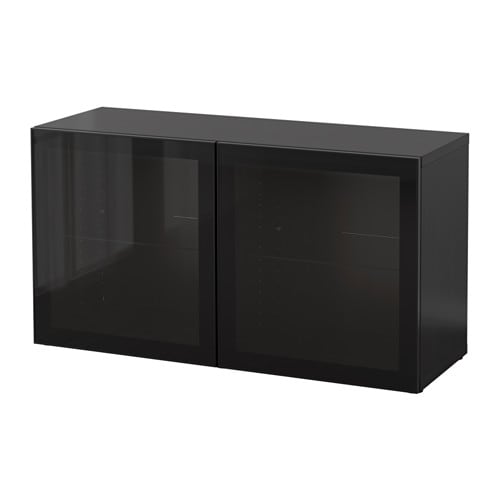 IKEA BESTÅ shelf unit with glass doors Model Image