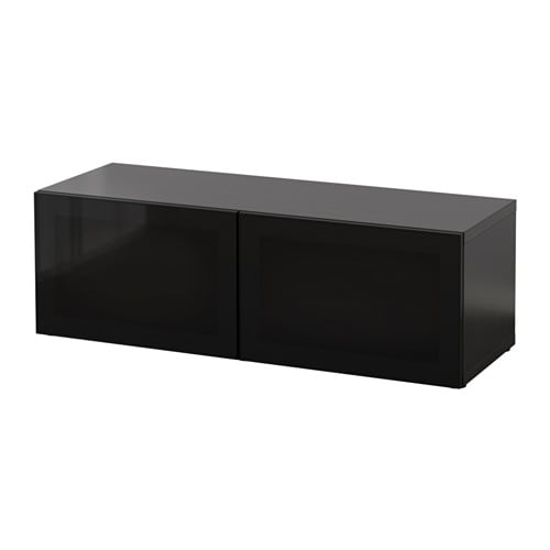 IKEA BESTÅ shelf unit with glass doors Model Image