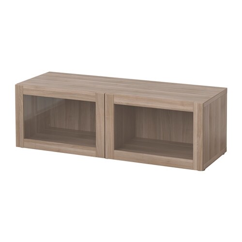 IKEA BESTÅ shelf unit with glass doors Model Image