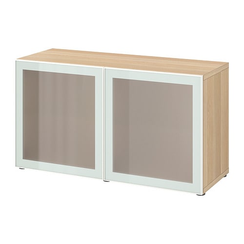 IKEA BESTÅ shelf unit with glass doors Model Image