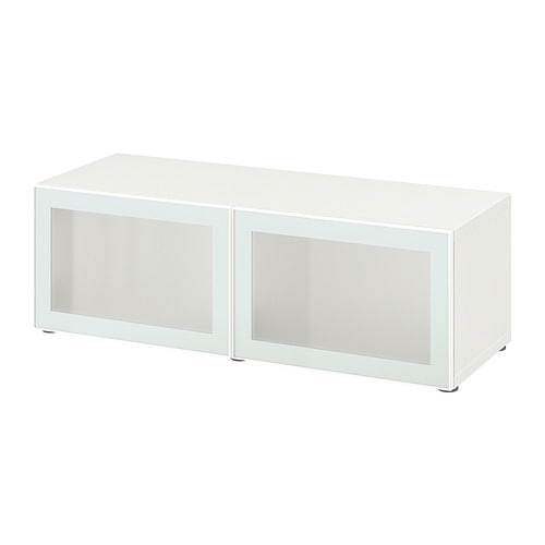 IKEA BESTÅ shelf unit with glass doors Model Image