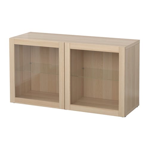 IKEA BESTÅ shelf unit with glass doors Model Image