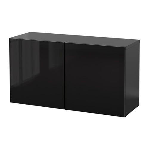 IKEA BESTÅ shelf unit with glass doors Model Image