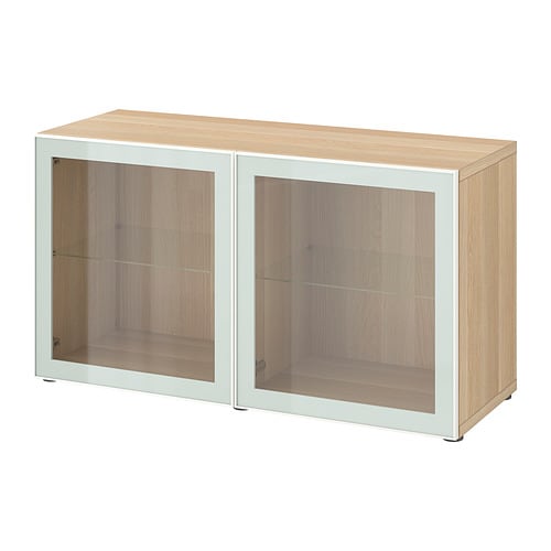 IKEA BESTÅ shelf unit with glass doors Model Image