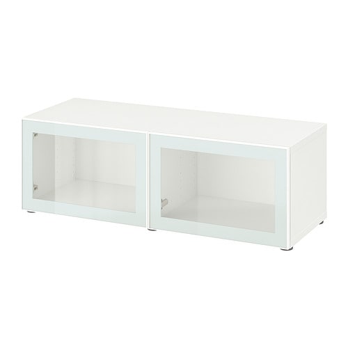 IKEA BESTÅ shelf unit with glass doors Model Image