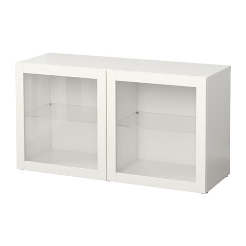 IKEA BESTÅ shelf unit with glass doors Model Image