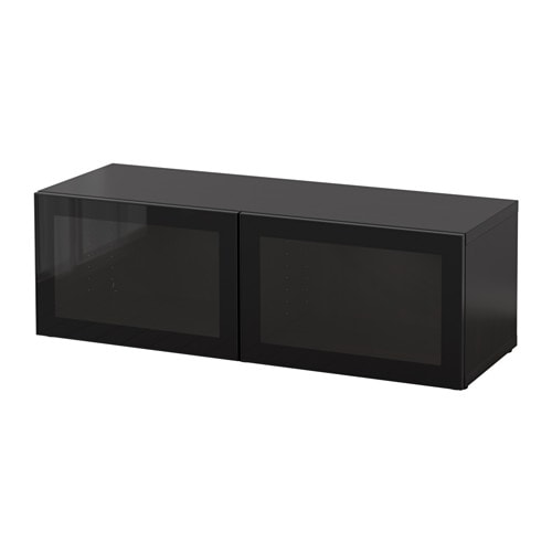 IKEA BESTÅ shelf unit with glass doors Model Image