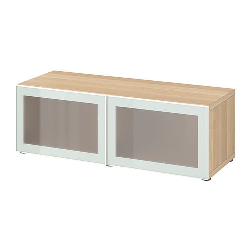 IKEA BESTÅ shelf unit with glass doors Model Image