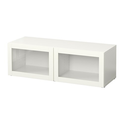 IKEA BESTÅ shelf unit with glass doors Model Image