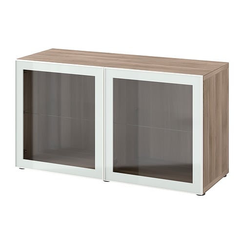 IKEA BESTÅ shelf unit with glass doors Model Image