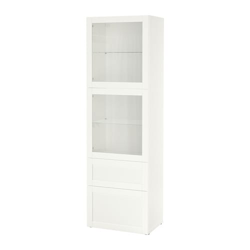 IKEA BESTÅ storage combination w/glass doors Model Image