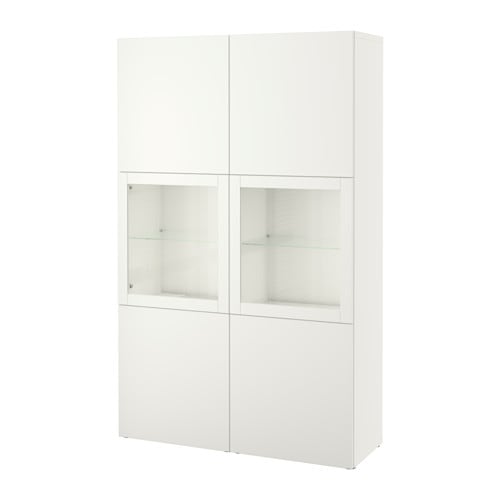 IKEA BESTÅ storage combination w/glass doors Model Image