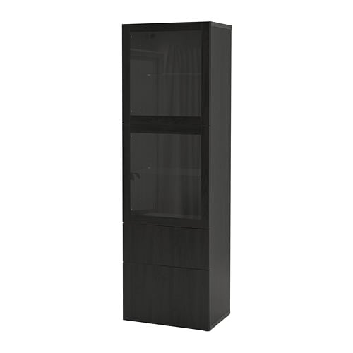 IKEA BESTÅ storage combination w/glass doors Model Image