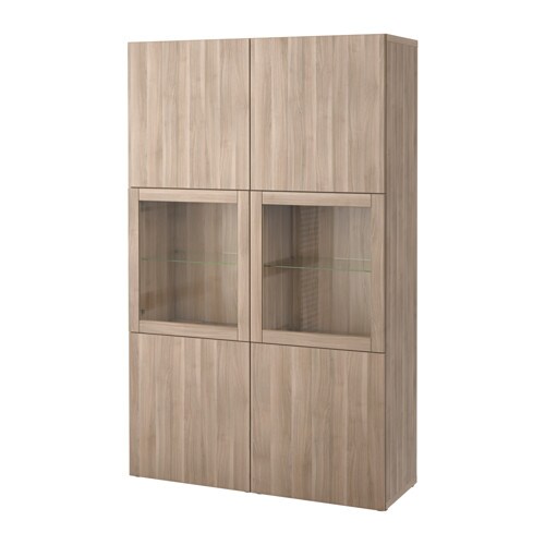 IKEA BESTÅ storage combination w/glass doors Model Image