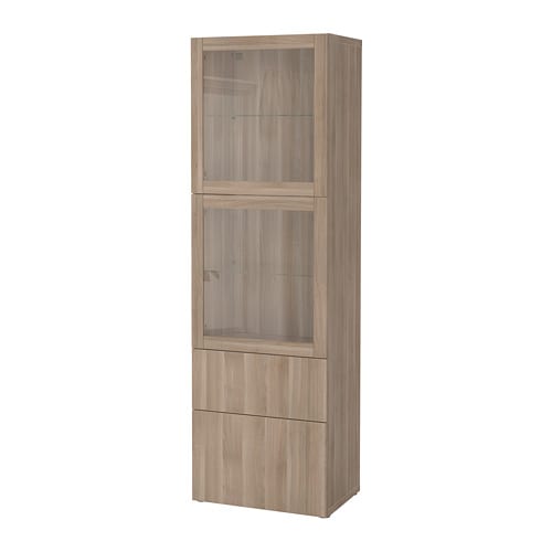 IKEA BESTÅ storage combination w/glass doors Model Image