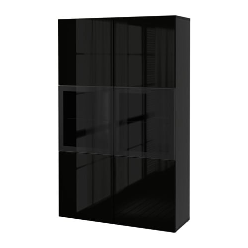 IKEA BESTÅ storage combination w/glass doors Model Image