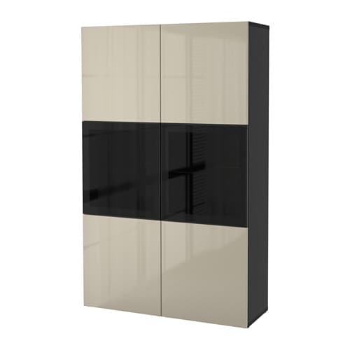 IKEA BESTÅ storage combination w/glass doors Model Image