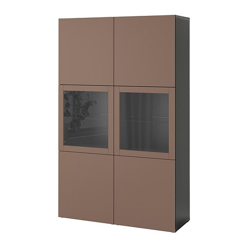 IKEA BESTÅ storage combination w/glass doors Model Image