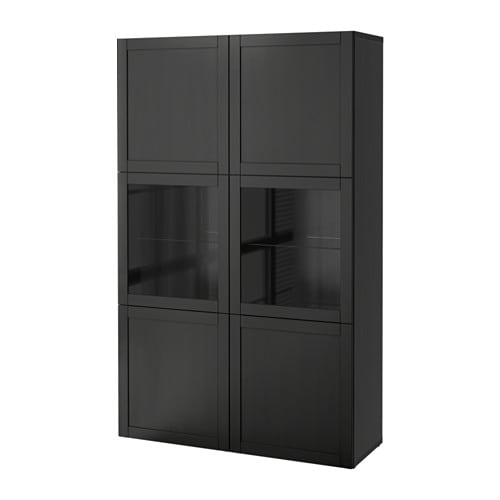 IKEA BESTÅ storage combination w/glass doors Model Image