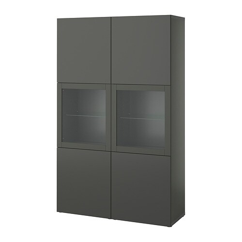 IKEA BESTÅ storage combination w/glass doors Model Image