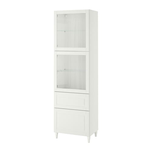 IKEA BESTÅ storage combination w/glass doors Model Image