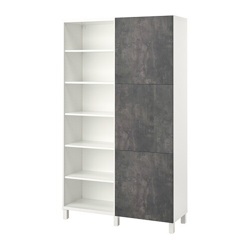 IKEA BESTÅ storage combination with doors Model Image