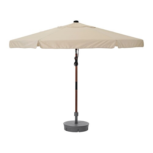 IKEA BETSÖ / VÅRHOLMEN umbrella with base Model Image