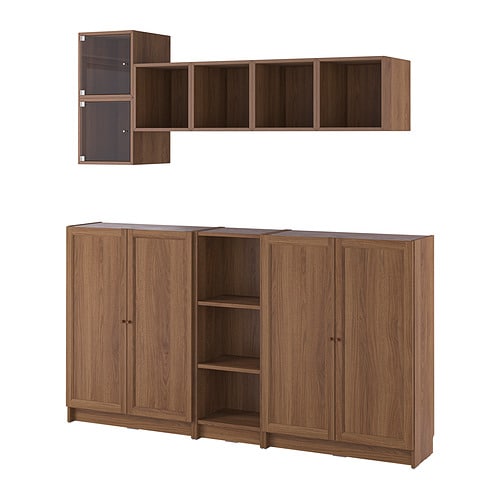 IKEA BILLY / EKET storage combination with doors Model Image