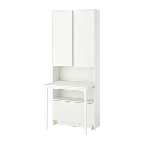 IKEA BILLY / HÖGBO bookcase with desk and drawer Model Image