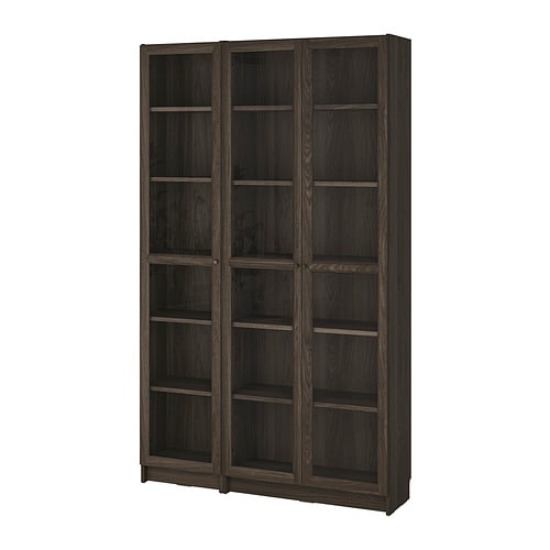 IKEA BILLY / OXBERG bookcase comb w glass doors Model Image