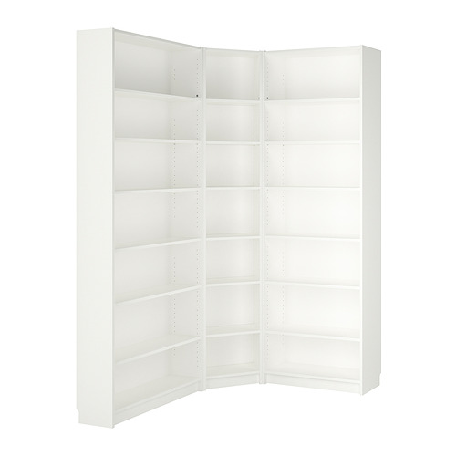 IKEA BILLY bookcase corner comb w ext units Model Image