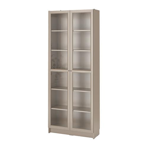 IKEA BILLY bookcase with glass doors Model Image