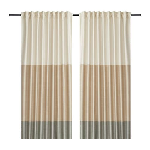 IKEA BINDVIDE curtains, 1 pair Model Image